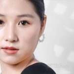 星の輝き 幻影 オリジナルデザイン	シルバー色・銀製・中サイズイヤリング - 画像 (4)