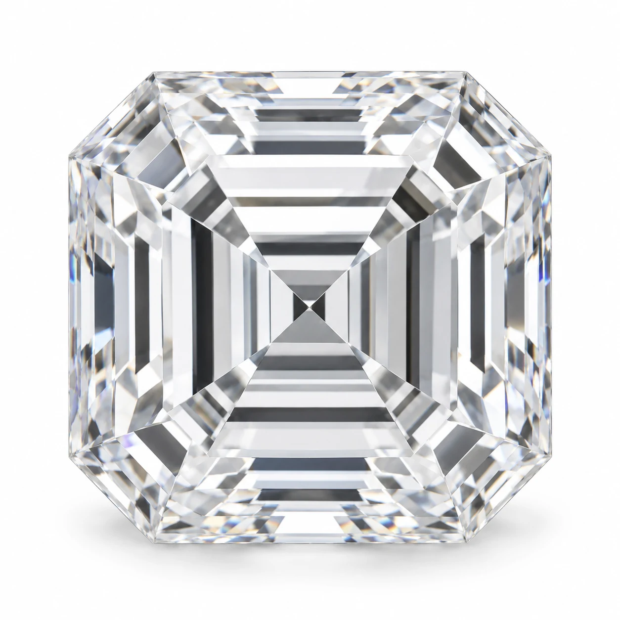 Liumianding New Material — asscher diamond illustration Liumianding New Material asscher 培育ダイヤモンド(イメージ)